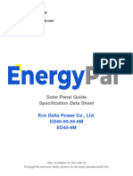 Energypal Solar Panel Spec Datasheet Eco Delta Power Ed45 50 55 6m Ed45 6m
