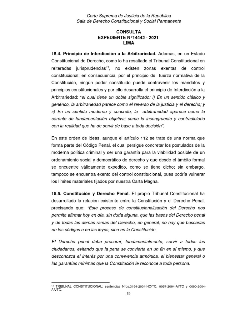 Expediente n 573 2020 sentencia suprema caso ana estrada eutanasia 22