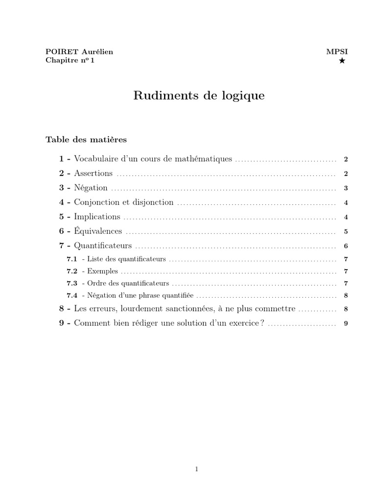 Logique mathématique : concepts clés | PDF | Ensemble (Mathématiques ...