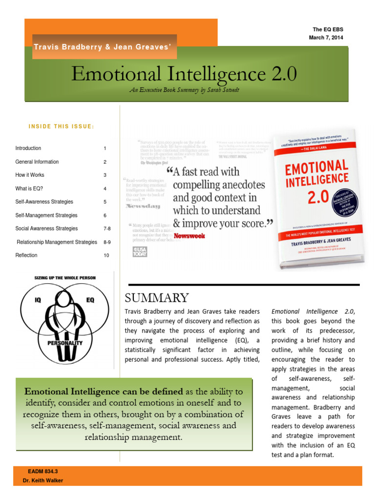 Emotional Intelligence 2.0 Overview | PDF | Emotions | Feeling