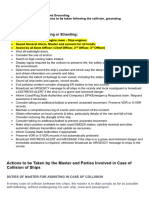 Topic 2 Actions On Collision and Grounding