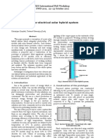 Thermo-Electrical Solar Hybrid System