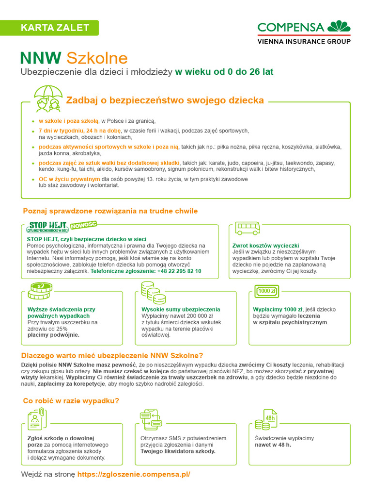 Karta Zalet NNW Szkolne-1 | PDF