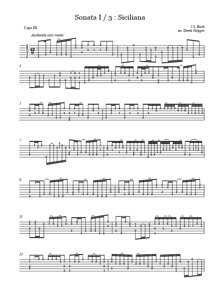 3 - Siciliano (Tab - Awaiting Update) | PDF | Common Practice Period ...