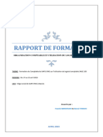 RAPPORT DE LA FORMATION SAGE