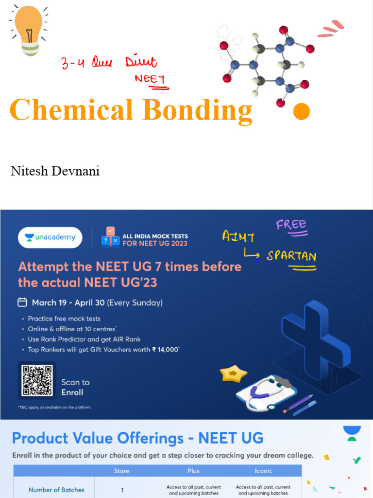 Understanding Chemical Bonding Concepts | PDF | Ion | Chemical Bond