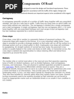 Road Design Terms Glossary | PDF | Road | Lane