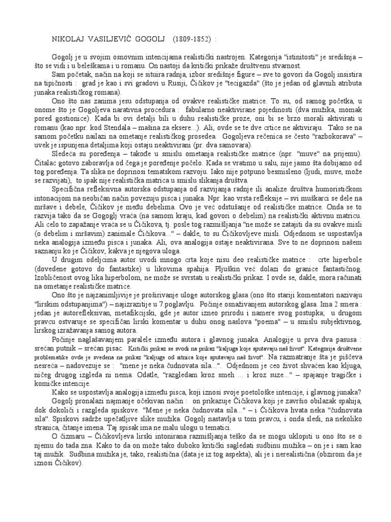 Gogolj | PDF