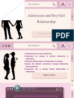TLE Adolescent and BoyGirl Relationship