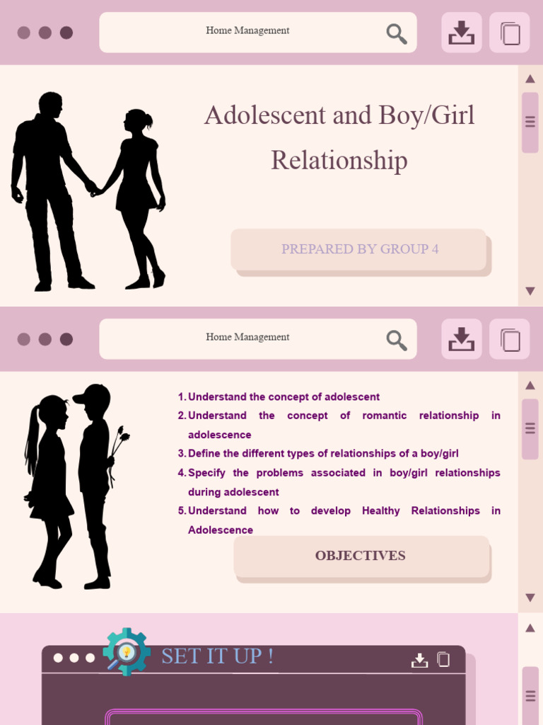 TLE Adolescent and BoyGirl Relationship | PDF | Adolescence | Love