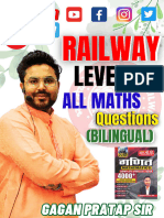 Railway Level IIALL Maths QUESTIONS (Bilingual)