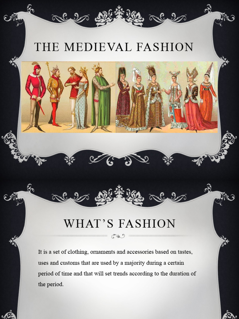 Medieval Fashion Trends Explained | PDF