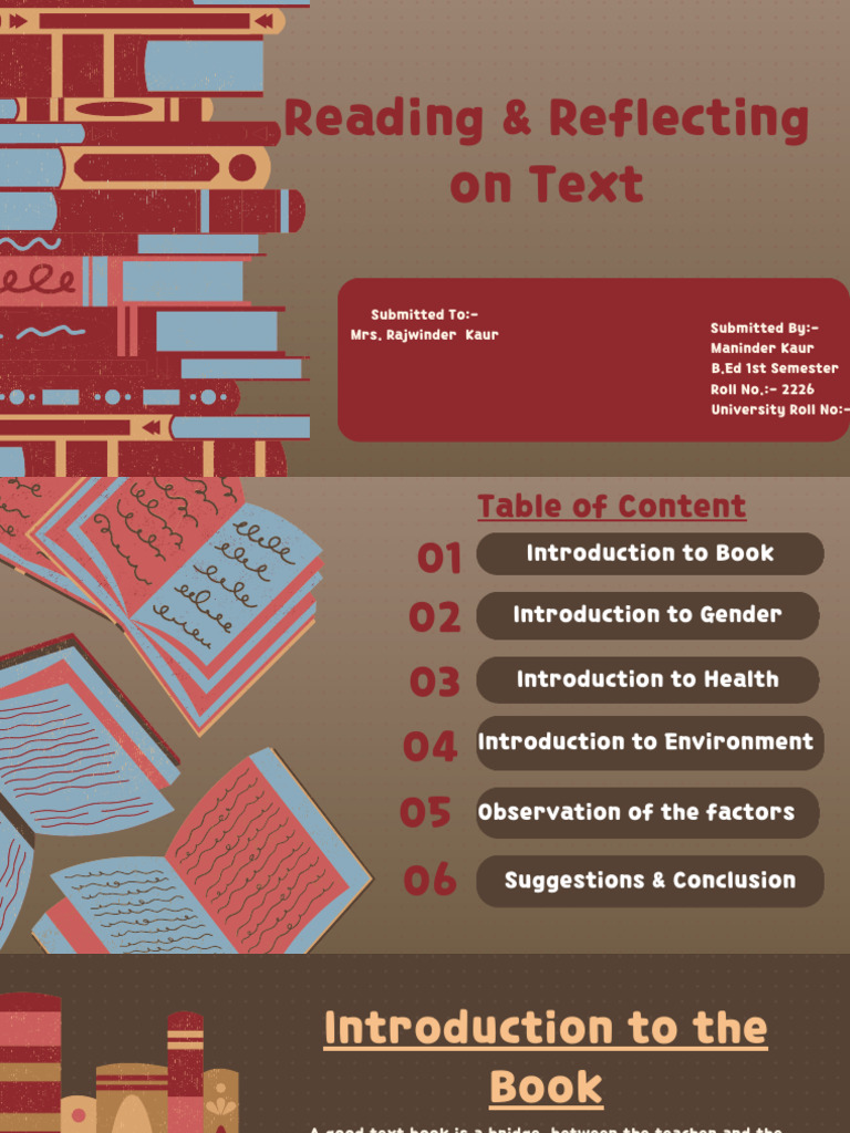 Reading & Reflecting On Text | PDF | Natural Environment | Gender
