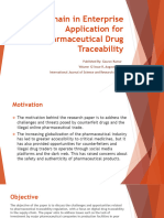 Blockchain in Enterprise Application For Pharmaceutical Drug Traceability