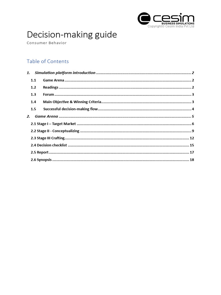 Decision-Making Guide - Product and Consumer | PDF | Advertising ...