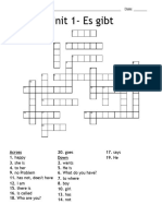 Crossword - Es - Gibt 1