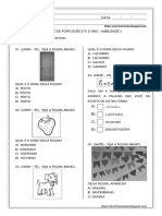 SIMULADO DE PORTUGUÊS 2º E 3º ANO – HABILIDADE 3