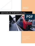 GESTION DU PORTEFEUILLE MASTER 1