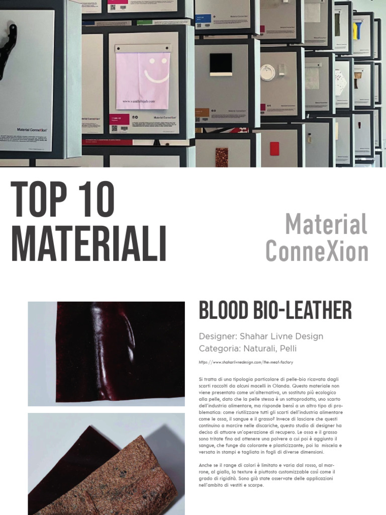 Presentazione Su Materiali Alternativi | PDF
