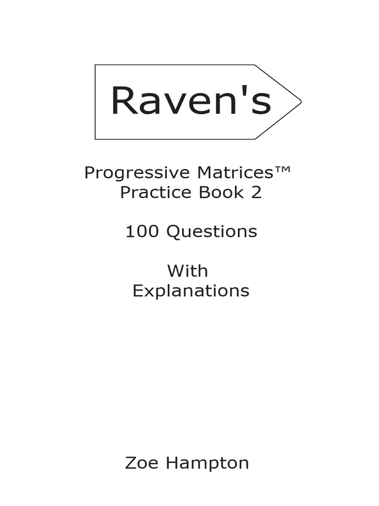 Ravens Progressive Matrices | PDF