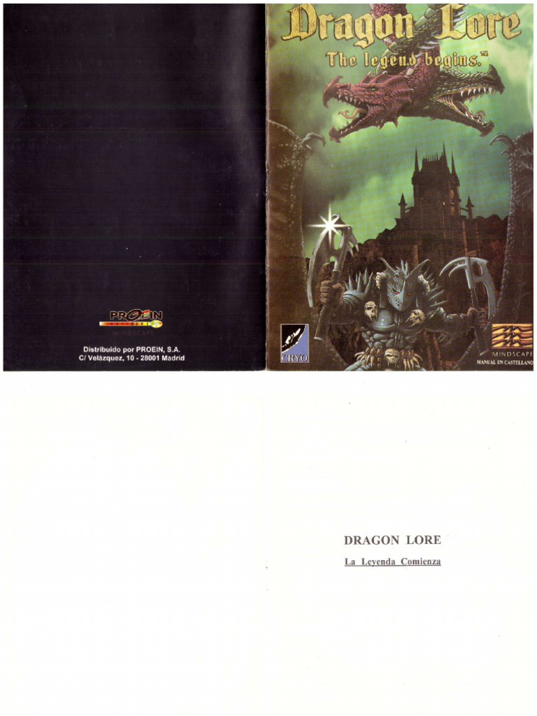 Dragon Lore - The Legend Begins - Manual | PDF
