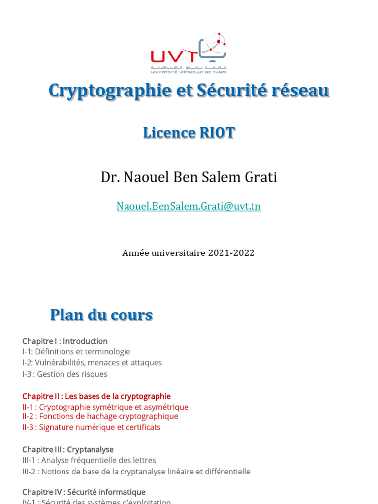 Cryptographie : De la Scytale au ROT13 | PDF | Public-key cryptography ...
