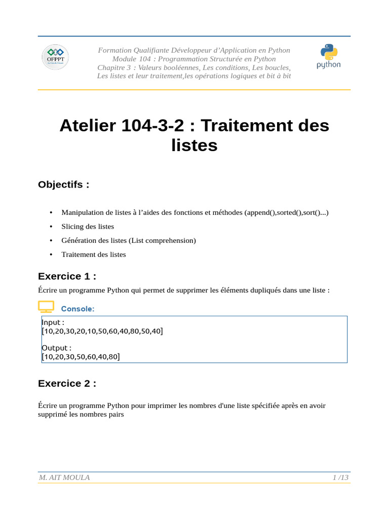 Nombres premiers en Python | PDF | Python (Langage de programmation ...