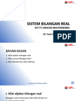 1. SISTEM BILANGAN REAL