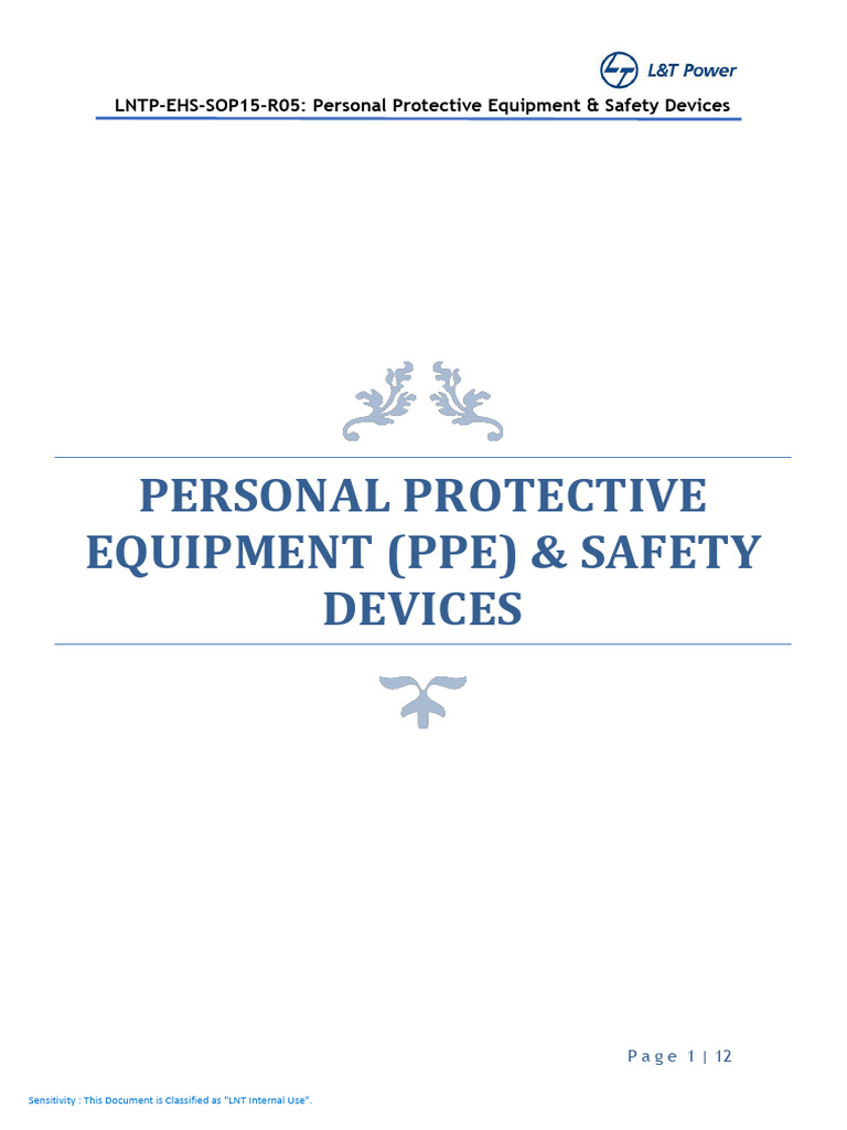 Ppes And Safety Devices Pdf Personal Protective Equipment Shoe