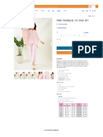 Pink Kaftan Top and Trouser 2 Piece Set - The Kaftan Company