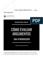 CÓMO EVALUAR ARGUMENTOS — Una Introducción _ by Luis a. Malavé Naime _ Argumentación y Derecho _ Medium