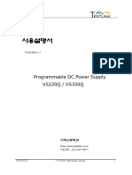 Powersupply VS220Q, 350Q Manual