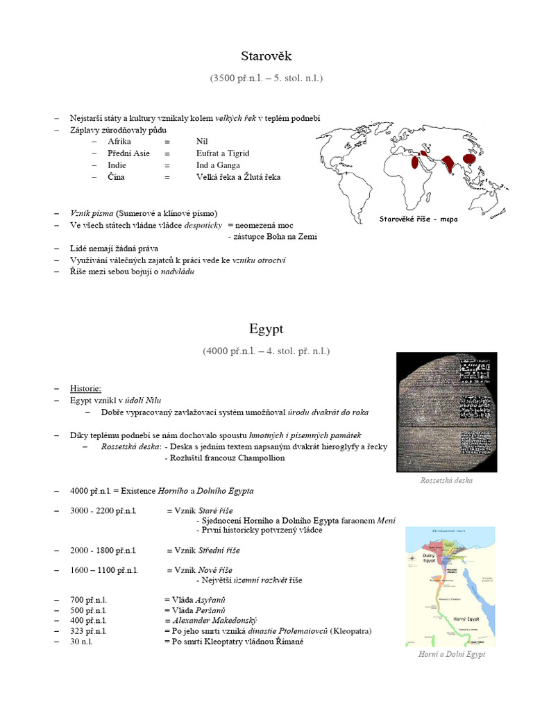 02.1 Starovek Egypt | PDF