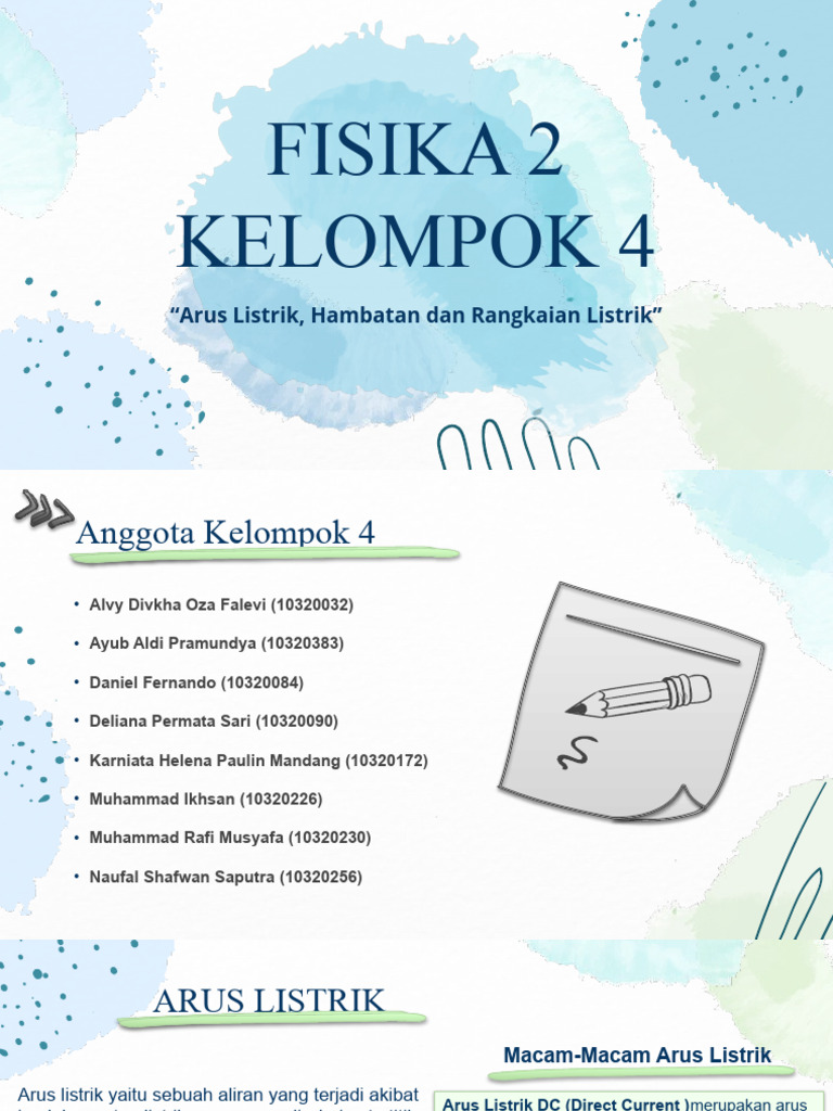 Rangkaian Listrik dan Hukum Ohm | PDF