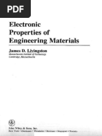 James D. Livingston - Electronic Properties of Engineering Materials (Mit Series in Materials Science and Engineering)