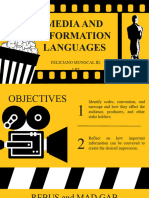 Media and Information Languages: Grammar of The Camera (Long Version)