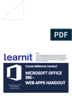 Office 365 Web Handouts - v0