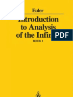 Leonhard Euler: Introduction To Analysis of The Infinite - Book I