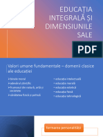 C3 - Dimensiunile Educatiei