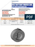 FT Double Battant Wafer Lug Suivant API 594 - Retainerless