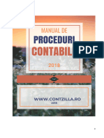 Manual de Proceduri Contabile - Actualizat