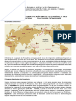 O Povoamento e Os Primeiros Habitantes Do Brasil - 2º Ano