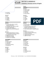 Focus4 - 2E - Unit - Test - Vocabulary - Grammar - UoE - Unit5 - GroupA - B - ANSWERS 2