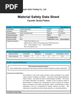 MSDS - Caustic Soda 50% - Eng | PDF | Sodium Hydroxide | Water