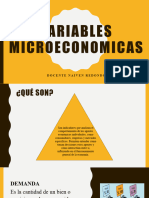 Variables Microeconomicas