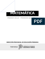 Primaria - Matemática Primer Ciclo