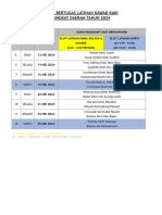 Jadual Bertugas Latihan Kawad Kaki Peringkat Daerah Tahun 2024