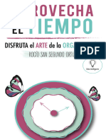 APROVECHA EL TIEMPO_ Disfruta El Arte de La Organización (Spanish Edition)