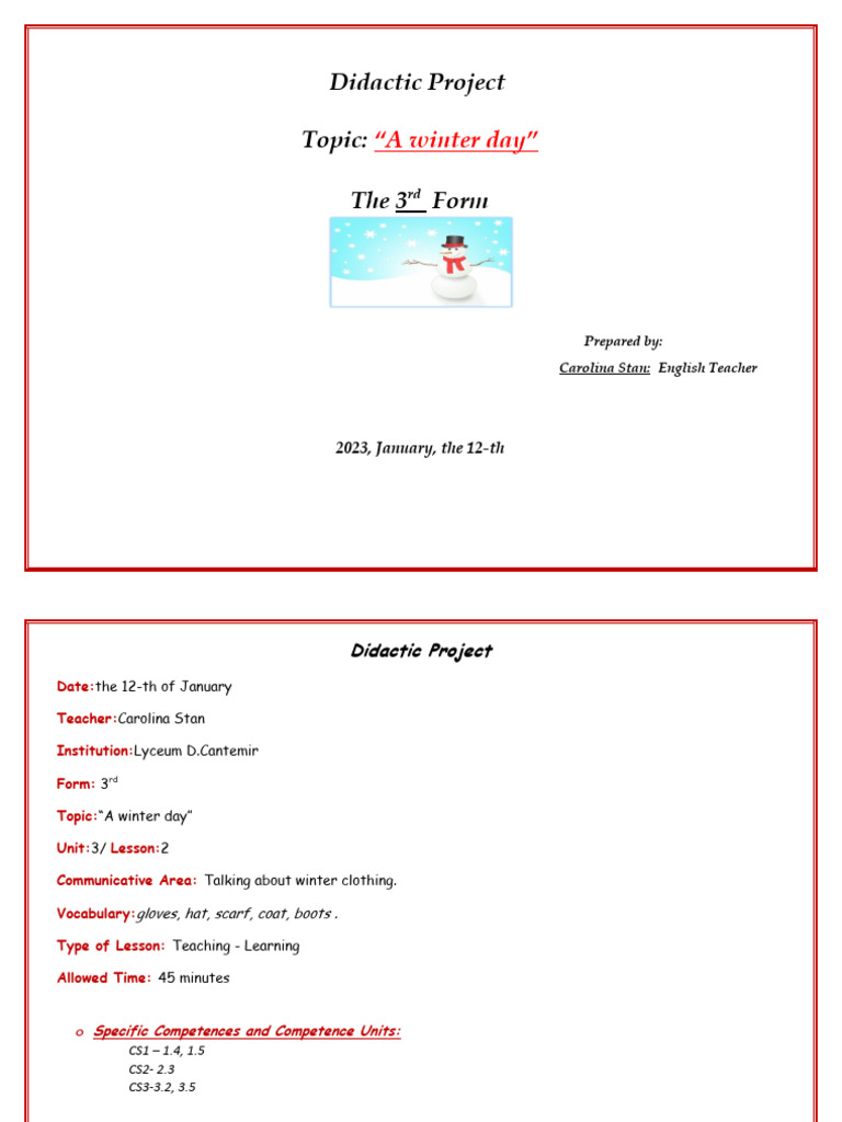 Lesson Plan 3f | PDF | Vocabulary | Learning