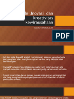 Ide, Kreativitas Dan Inovasi